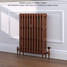 CI-SH745-10-MET-COPPER-LS01 - Shelbourne 3 Column Victorian Cast Iron Radiator H745mm x W402mm CI-SH745-10-MET-COPPER-LS01 - Shelbourne 3 Column Victorian Cast Iron Radiator H745mm x W402mm